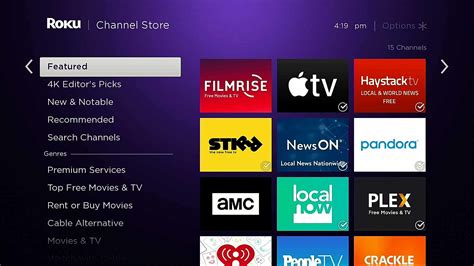 roku channel store